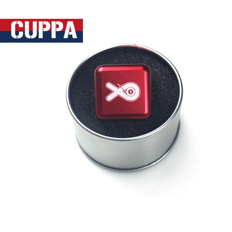 Красный Карманный держатель для бассейна Cuppa алюминиевый бильярдный снукер мела