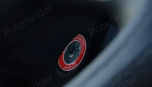 

For N/issan Blue Bird 2016 Ignition Key Ring Switch Cover Car styling Interior Accessories