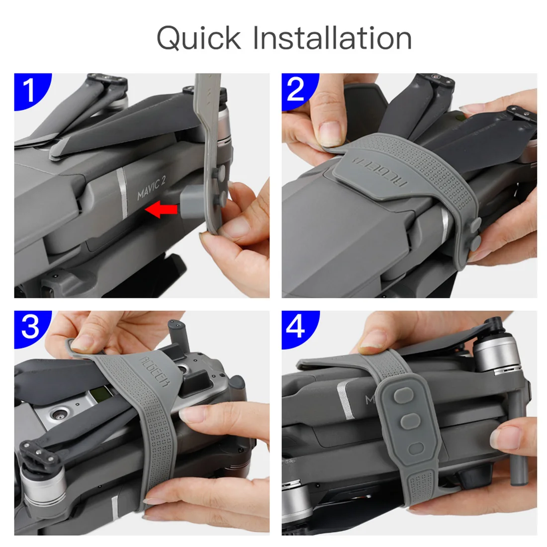 Силиконовый нож держатель фиксатор защитный пропеллер для DJI MAVIC 2 Pro/Mavic зум