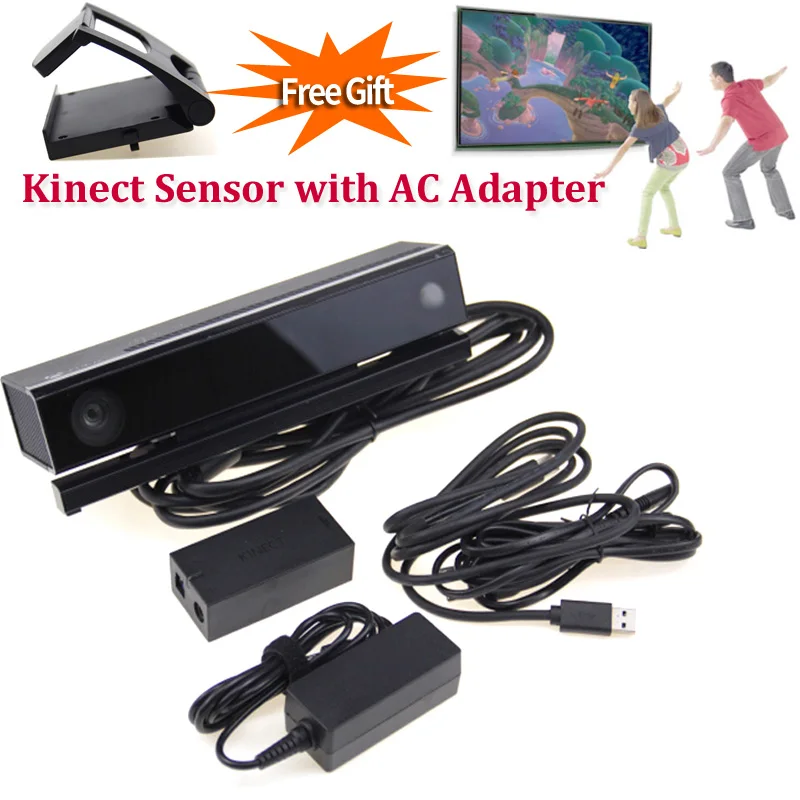 Новинка для Xbox One S kinect сенсор с USB Kinect адаптером 2,0 3,0 для Xbox One тонкий для Windows PC kinect адаптер+ ТВ Зажим