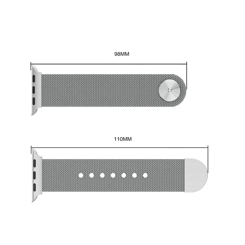 40/44 мм ремешок для Apple Watch series 1/2/3 42 38 браслет часов серии 4 3 2 1 Миланская Магнитная