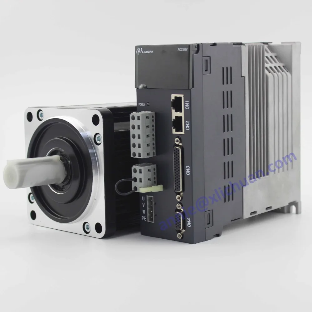 Драйвер серво-двигатель в комплекте 110ST-M06030B 6Nm 1.8KW Серводвигатель AC220V 3000rpm контроль скорости 1.8kw сервопривод для деревообработки с ЧПУ
