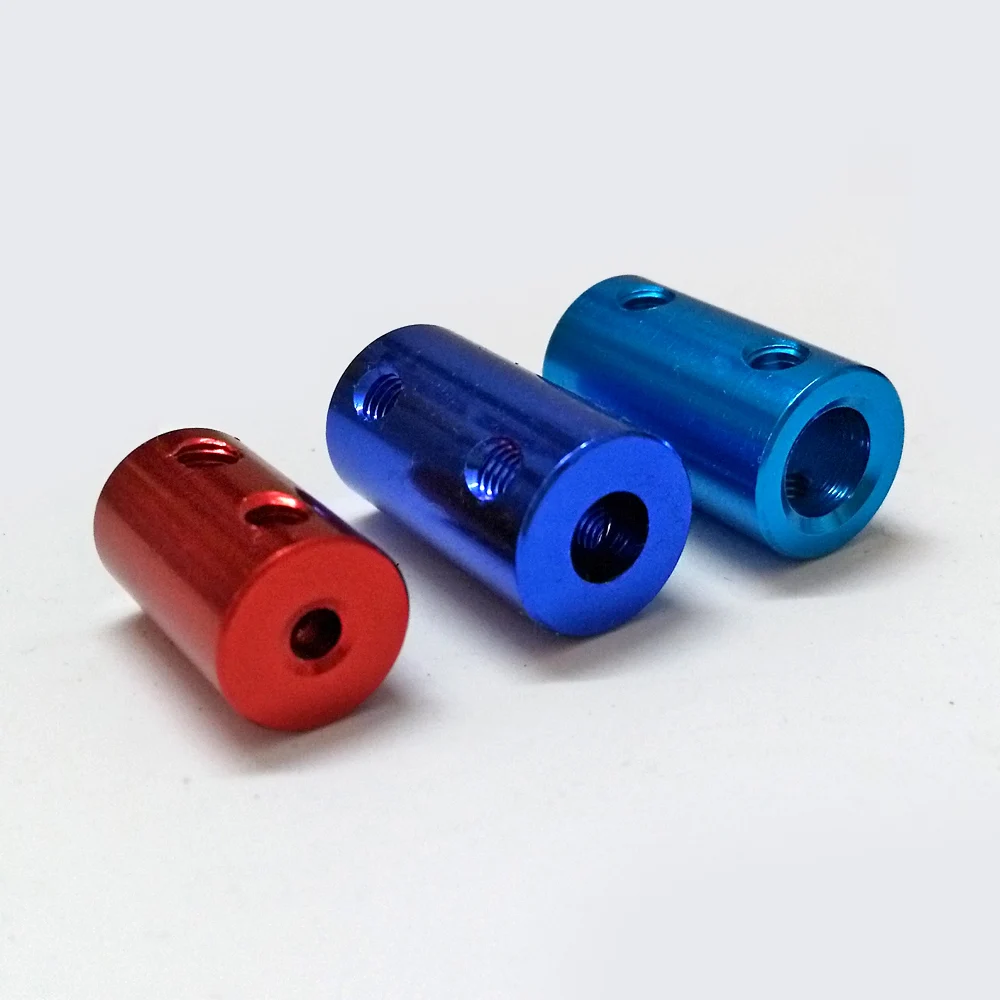 Blue Rigid Coupling 6.35mm to Aluminum Flexible Shaft Coupler Motor Connector | Обустройство дома