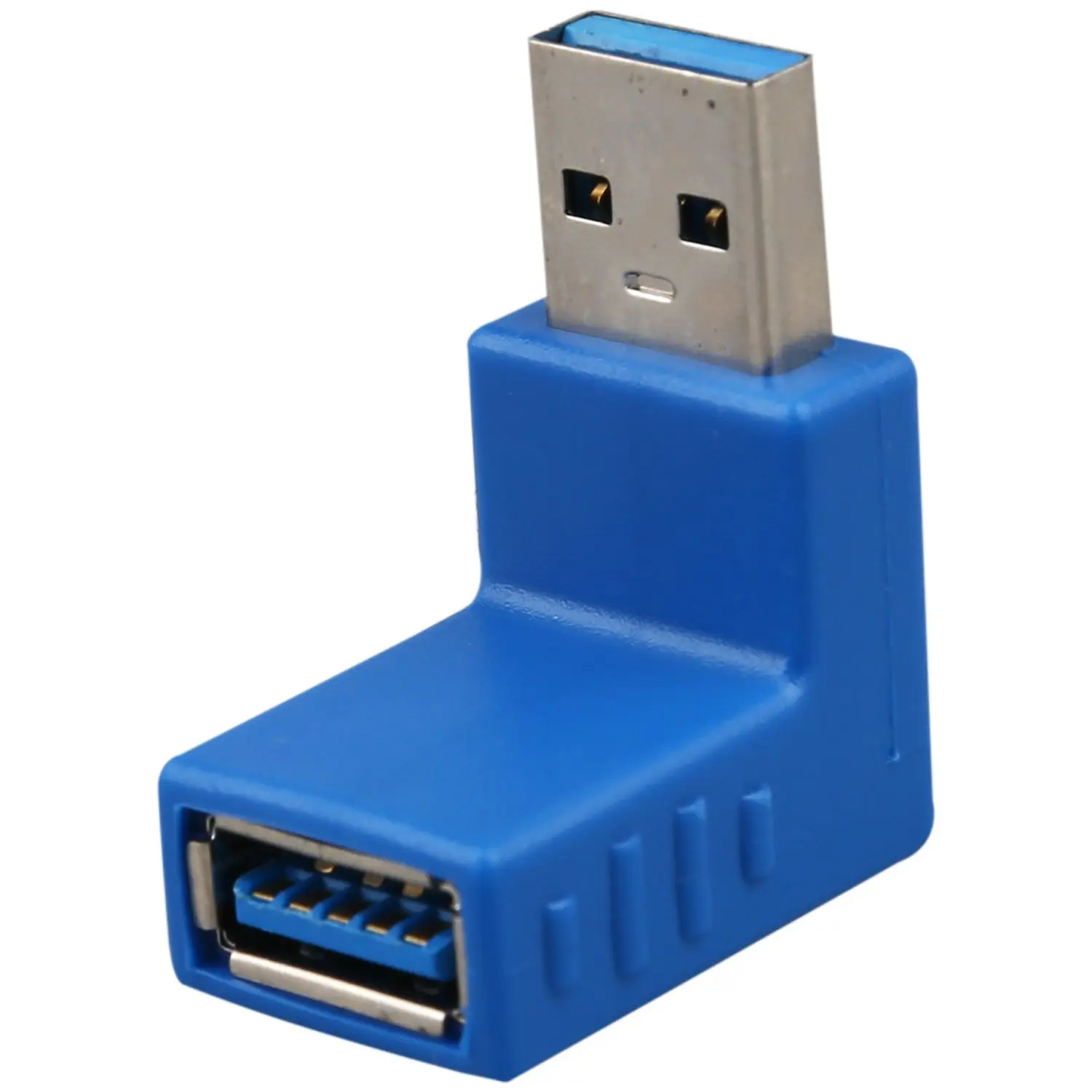 Новый 2 Pack USB 3 0 A папа к гнезду M/F 90 градусов угловой адаптер переходник