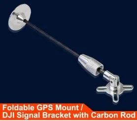 Foldable GPS Mount/ Mounting-plate/ Hoder/ Signal Bracket with Carbon Rod for Four-axis