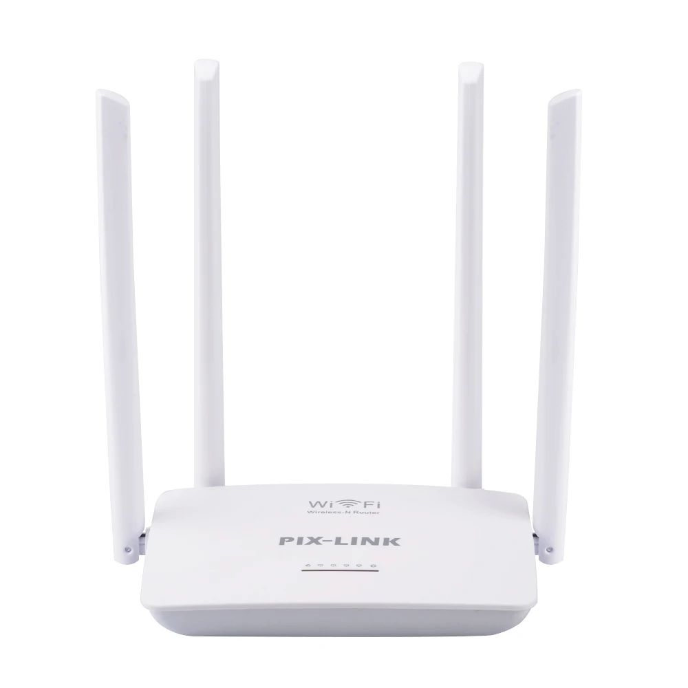 300 Мбит/с беспроводной Wi-Fi роутер PIXLINK WR08 английская прошивка Wi-Fi повторитель усилитель 5 портов RJ45 802.11N простая настройка для дома белый