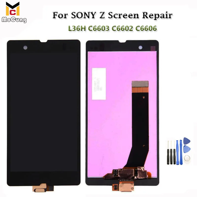 5 0 &quotAAA супер качество дисплей для SONY Xperia Z ЖК сенсорный экран дигитайзер Sony L36H C6603