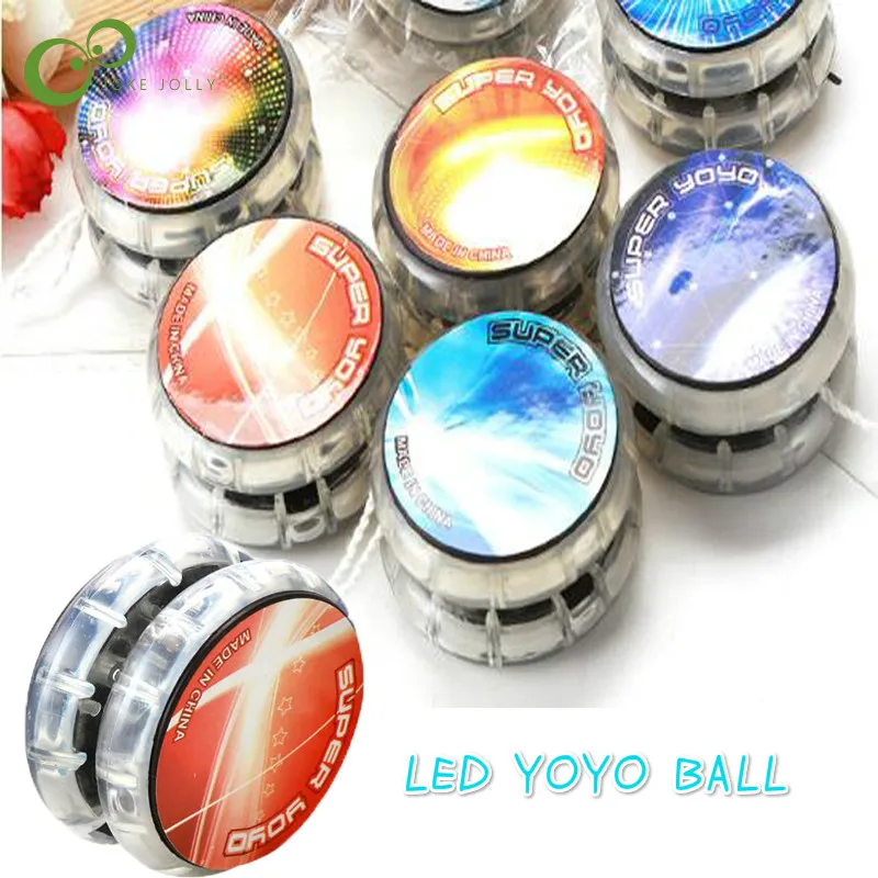 2 шт. Новый мигающий светодиодный светильник YOYO вечерние лампы яркие игрушки Yo-Yo