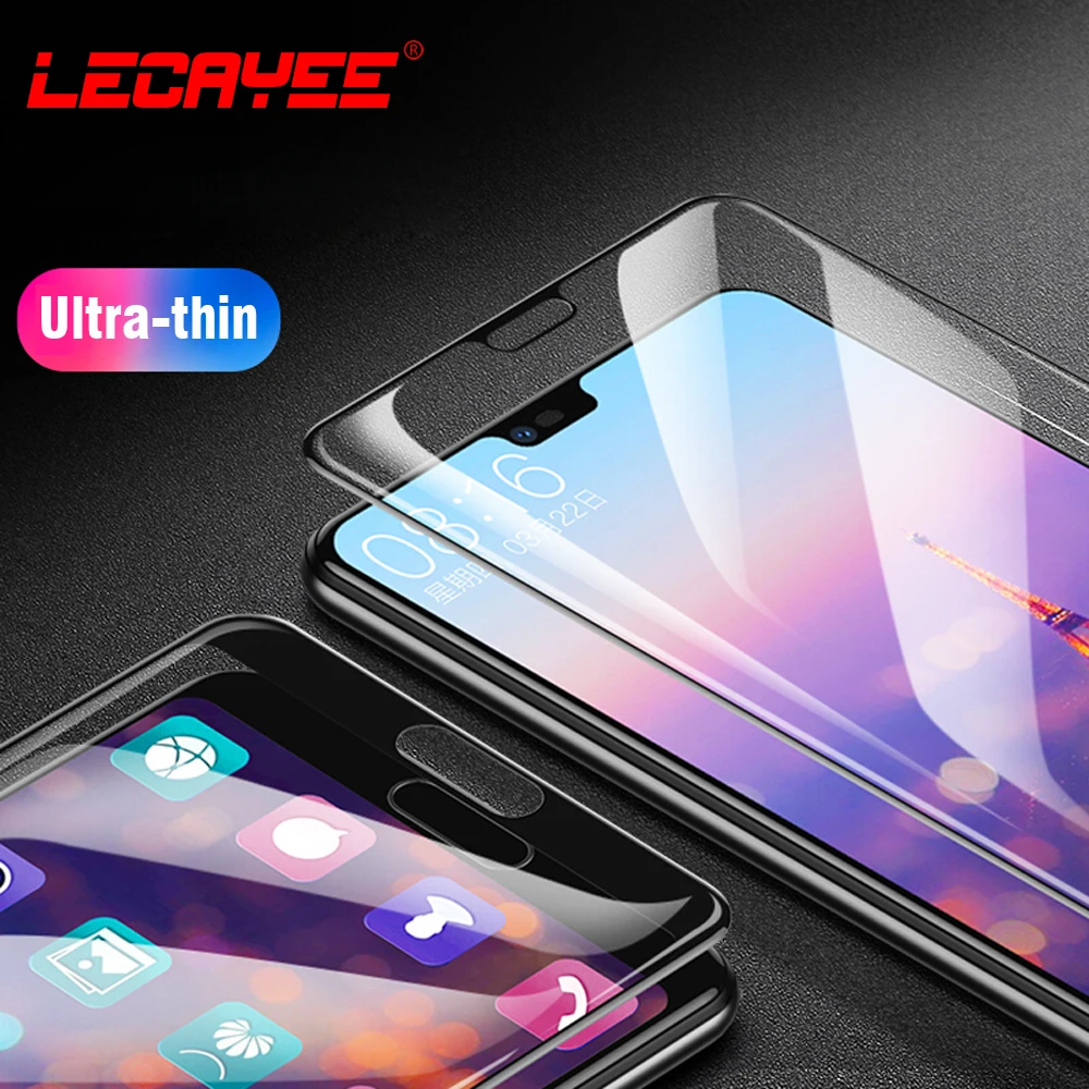 Защита для экрана LECAYEE Huawei P20 lite Полное покрытие закаленное стекло HUAWEI Pro Honor 10 Play