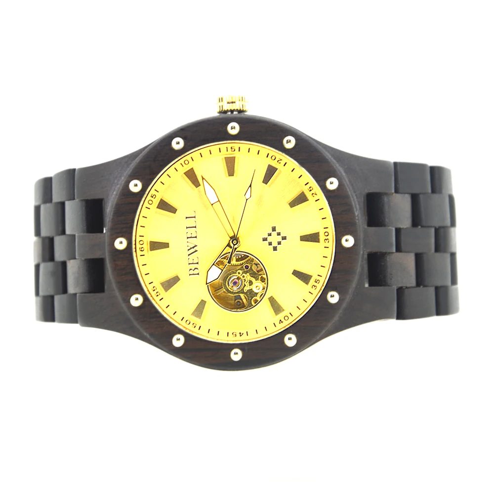 BEWELL 2017 Мужские механические часы деревянные для зрелых и стабильных мужчин s Crologio