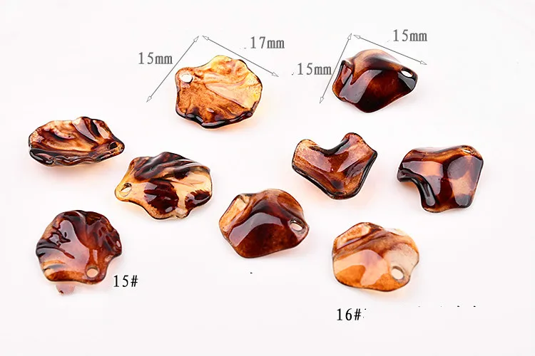 Diy серьги аксессуары корейский супер фея матовые лепестки пион кусочки La данный