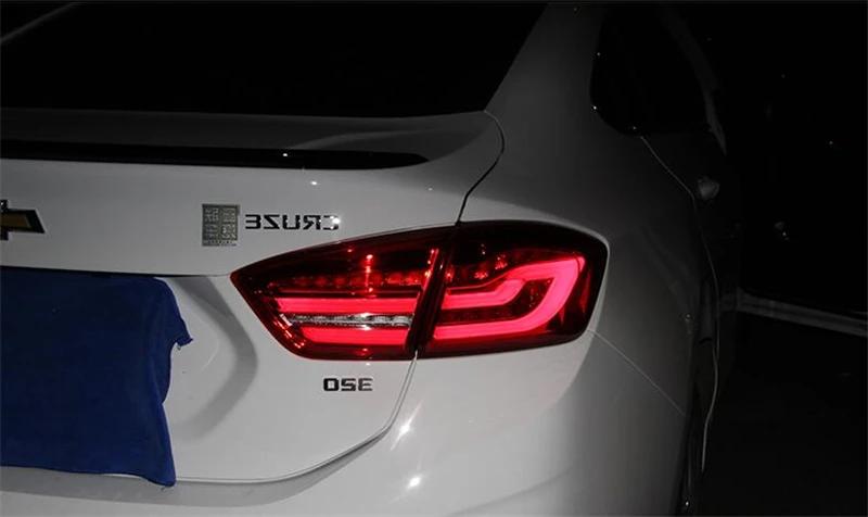 Динамический сигнал поворота задние фонари для Chevrolet Cruze led задний блок освещения DRL+ сигнал поворота+ тормоз+ задние фонари
