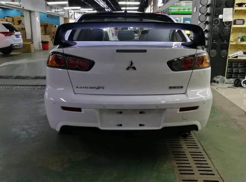 Для LANCER спойлер EVO ABS Материал заднее крыло праймер цвет задний спойлер для Mitsubishi LANCER EVO спойлер 2010