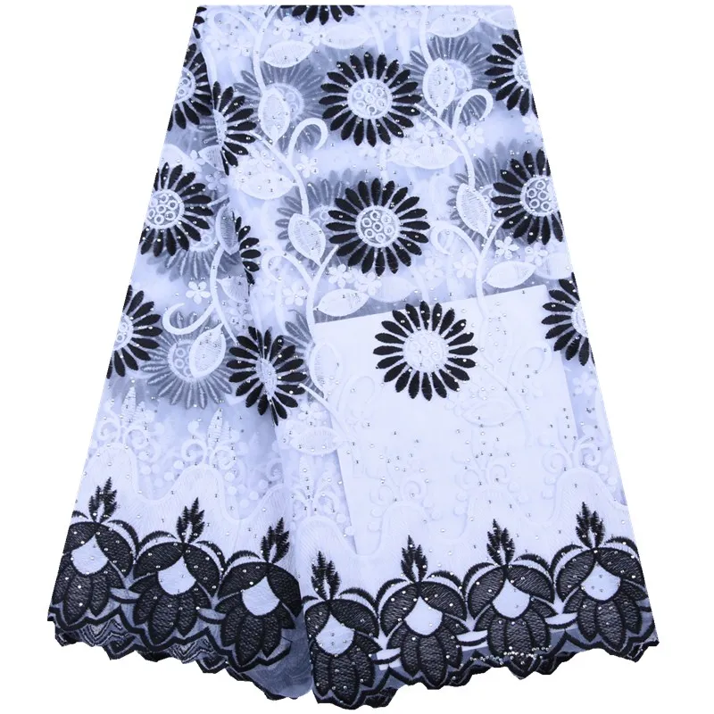 2019 высококачественное Молоко шелк французское кружево ткань вышивка Нигерии