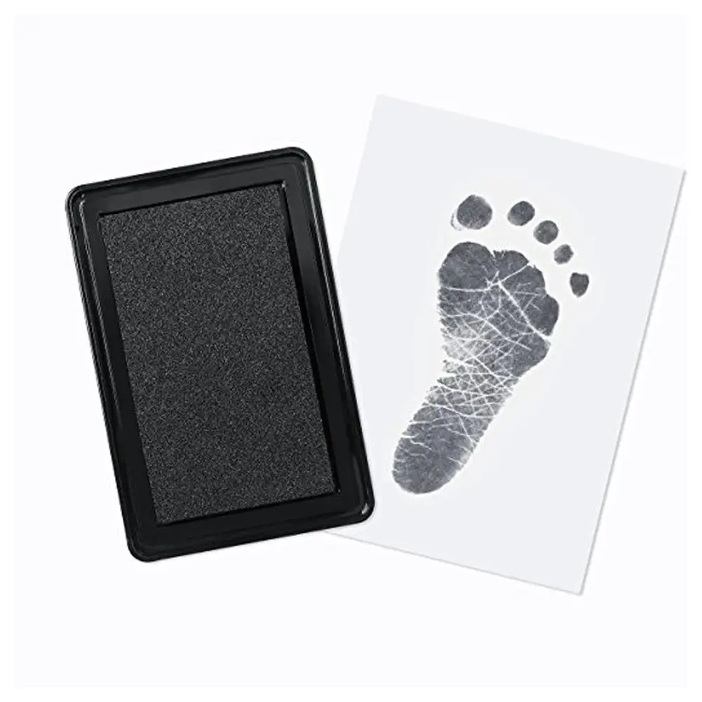 

Advanced Inkfree Baby Footprint And Handprint Ink Pad Safe Nontoxic Ink Perfect Baby Toy Commemorative Gift regular
