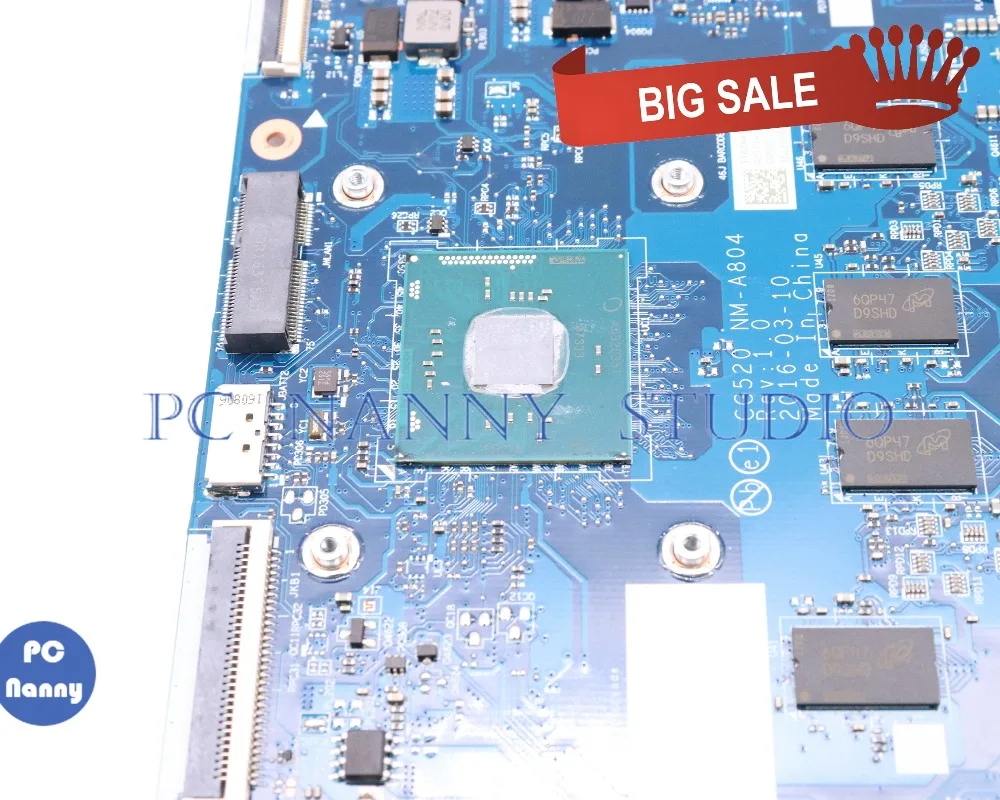 PCNANNY 5B20L77440 NM A804 для lenovo IDEAPAD 110 15IBR 4G Ram материнская плата ноутбука N3060