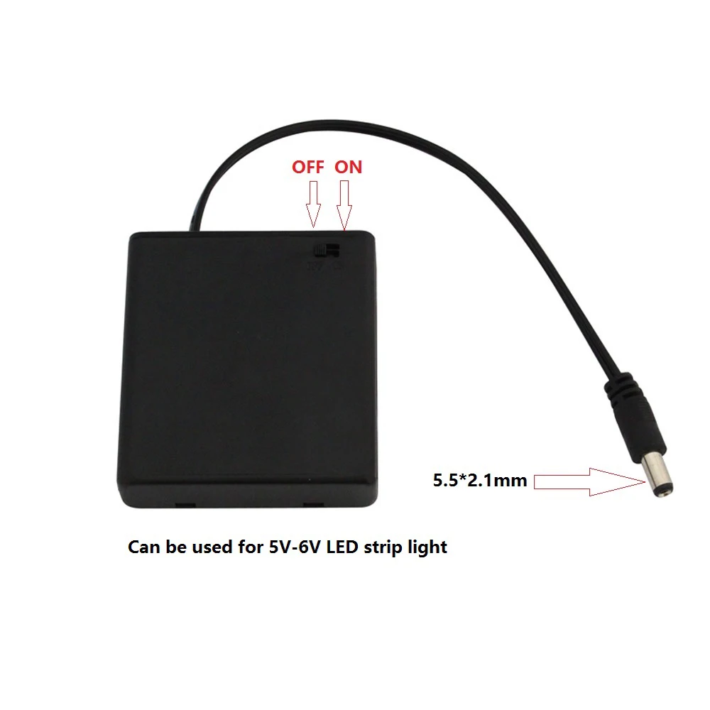 светодиодная лента на батарейках светодиодный Батарея работает 50 см 1 м 2 3