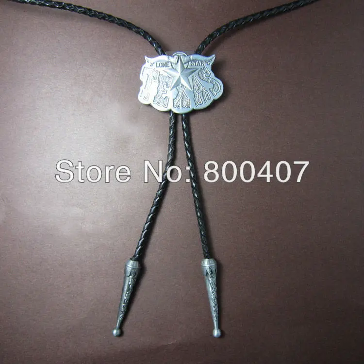 Розничная продажа винтажный Техасский длинный Рог Звездный болотный галстук