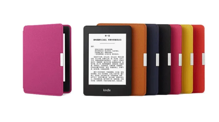 Оригинальный 1:1 чехол из искусственной кожи для Amazon Kindle Paperwhite 3 новый смарт Kindll