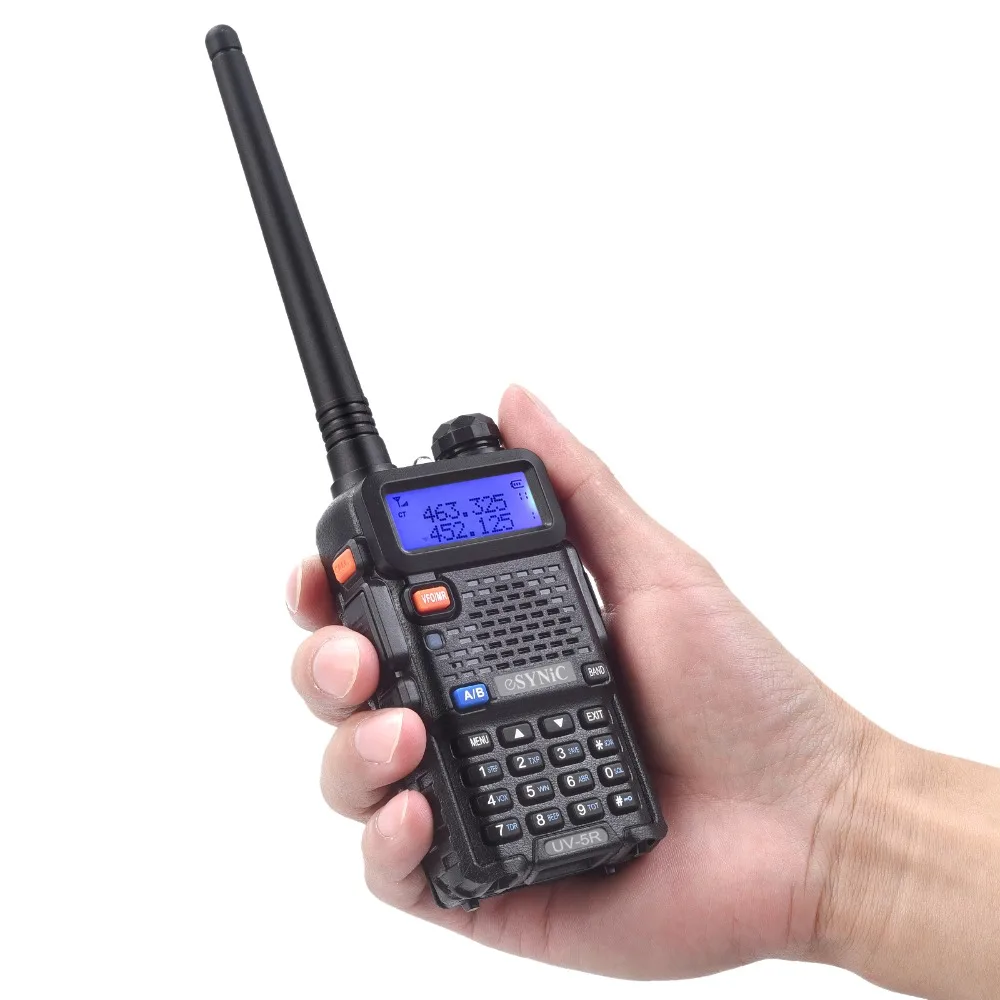 Neoteck UV-5R двухсторонняя рация двухдиапазонный UHF VHF радио приемопередатчик с Портативная рация с наушниками 128 каналов Светодиодный
