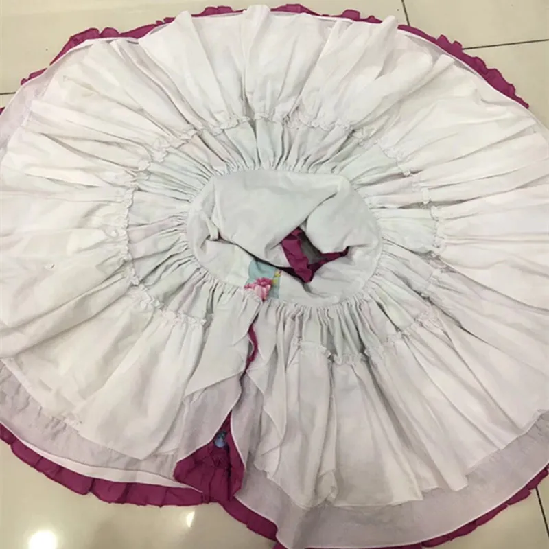 Детское платье с цветочным рисунком Осенние платья для девочек 2020 Розовые