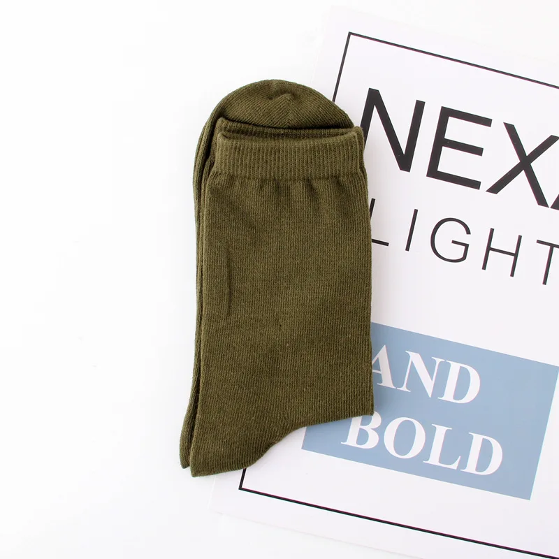 Харадзюку весна осень японские простые женские носки деловые черный белый