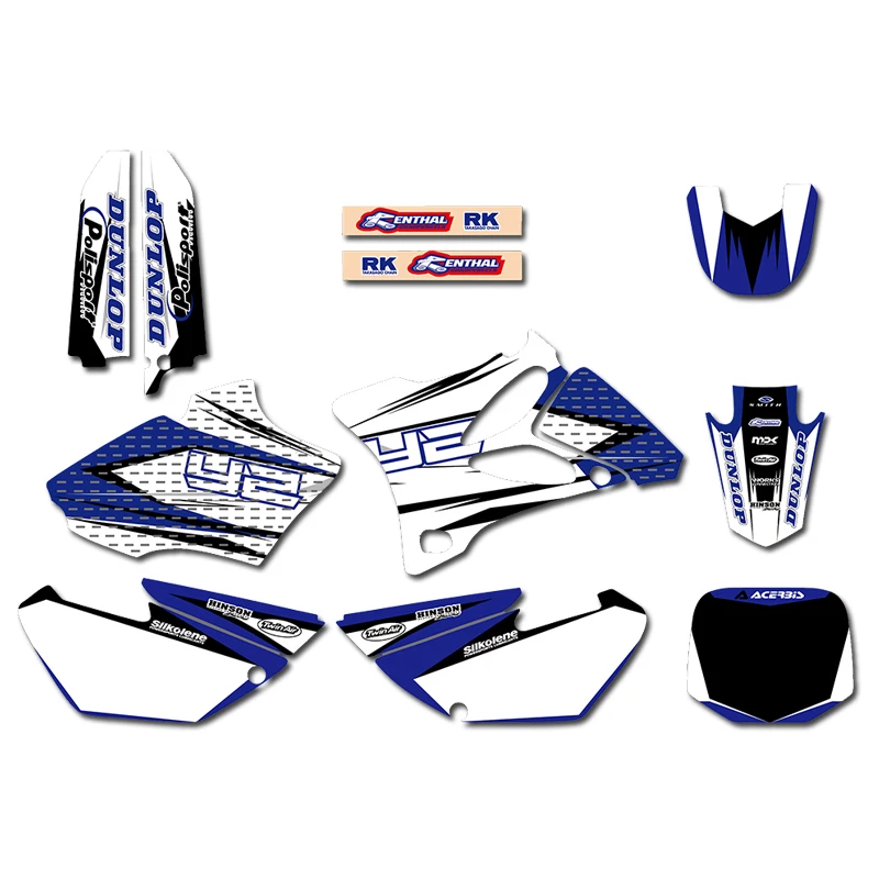 Графические и Фоновые наклейки для Yamaha YZ85 YZ 85 2002 2003 2004 2005 2006 2007 2008 2009 2010 2011 2012 2013