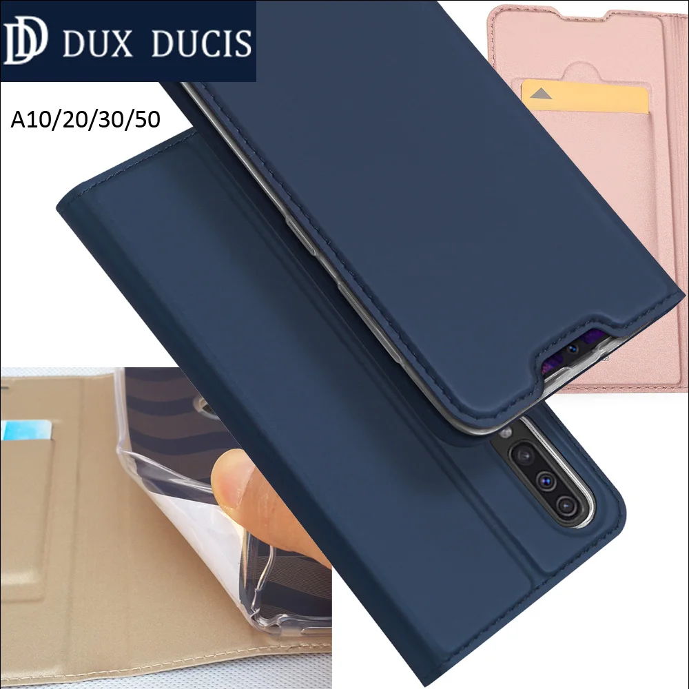 Оригинальный DUX DUCIS чехол для samsung Galaxy A30 A50 A10 A20 A40 A60 A70 Книга Флип кожаный бумажник