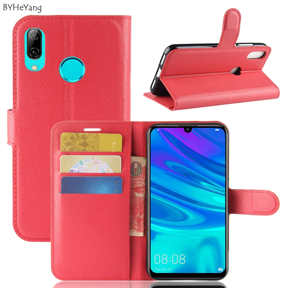 Чехол для Huawei P30 Lite Флип кожаный бумажник чехол силиконовый держатель карточки