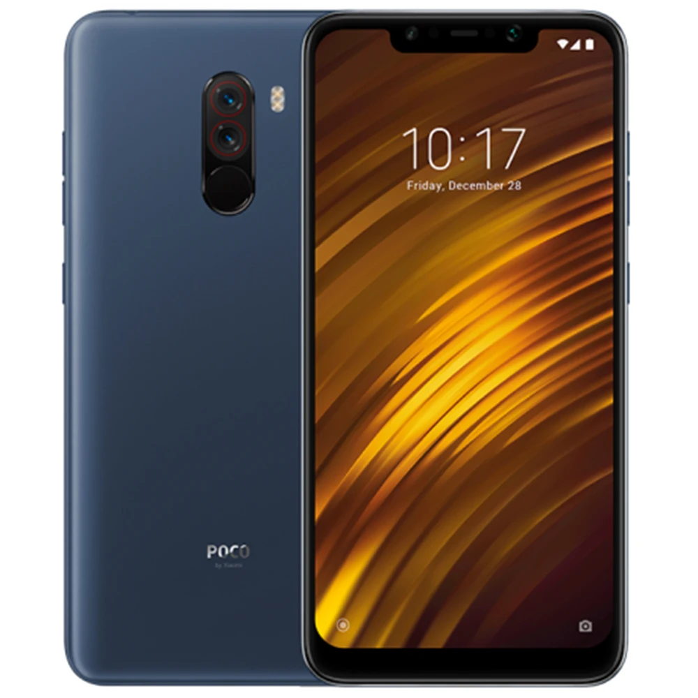 Xiaomi POCOPHONE F1 6 GB 128 Глобальный Версия мобильного телефона Snapdragon 845 4000 mAh Dual Камера Face