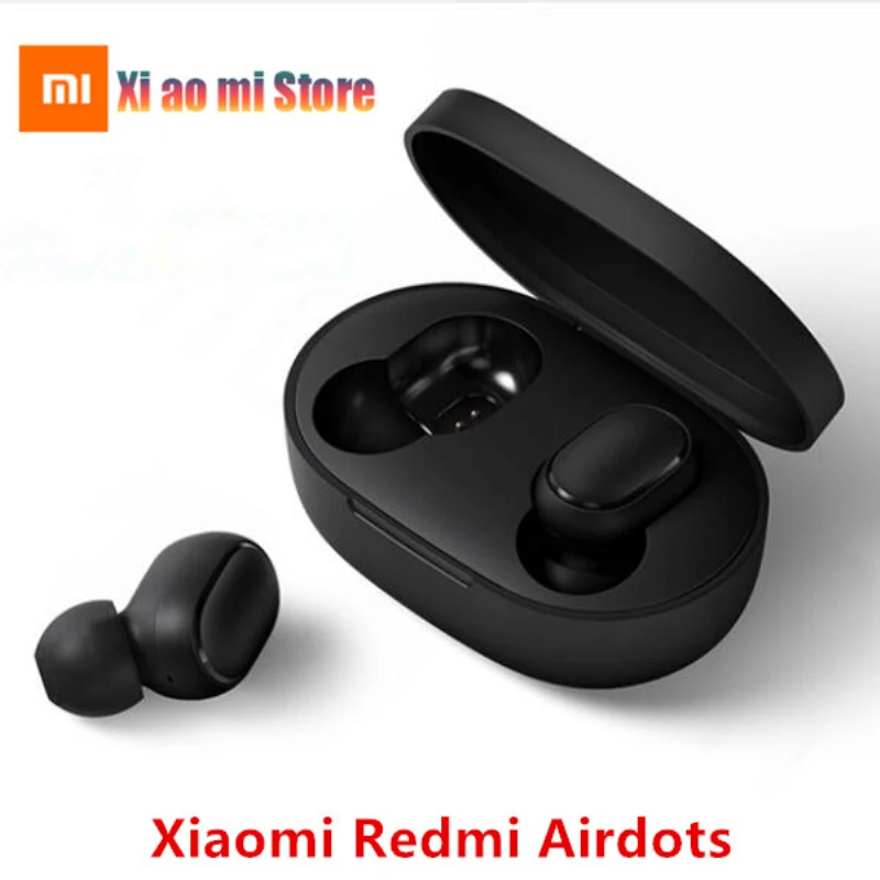 Xiaomi Redmi AirDots TWS наушники Bluetooth 5,0 беспроводные наушники водонепроницаемые активные шумоподавления Беспроводная зарядка