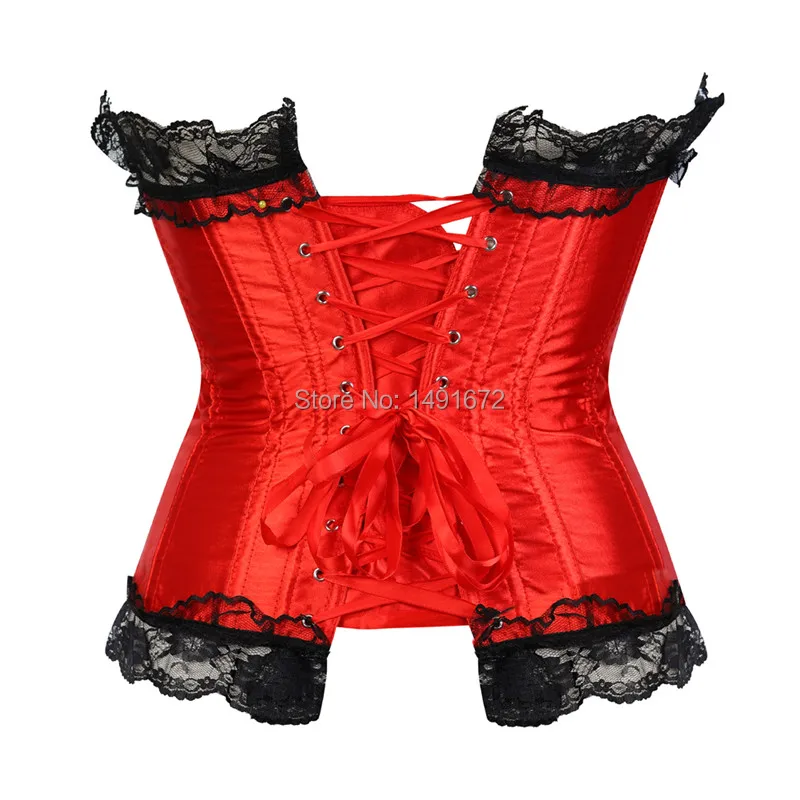 Sapubonva корсеты и бюстье размера плюс burlesque dentelle талии тренера овербюста корсет Кружева Готический корсетное белье баска