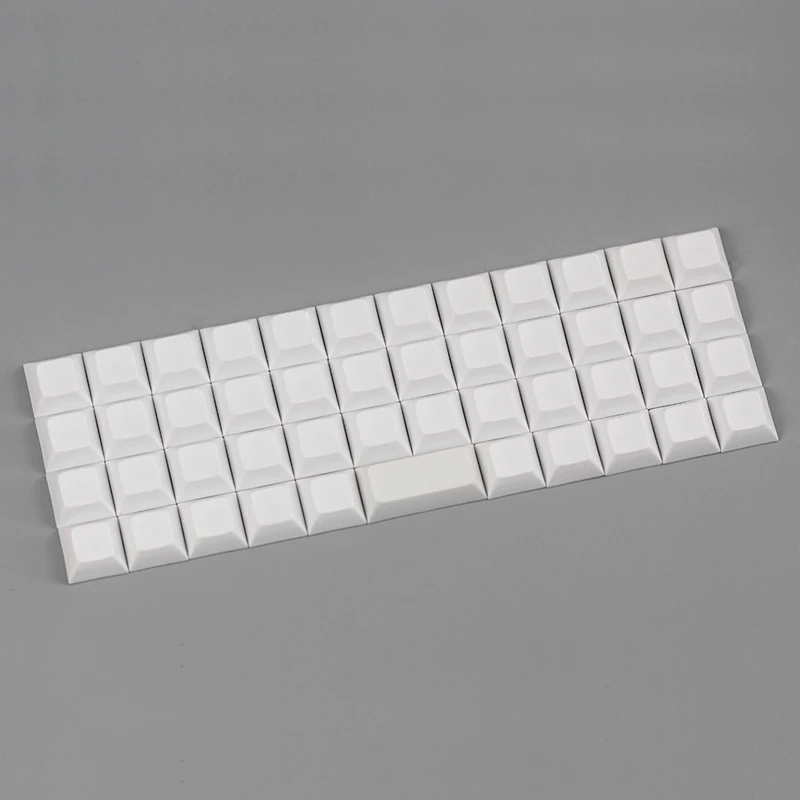 Niu 40 dsa keycap пустой белый для механической клавиатуры 47 клавиш профиль keycap|keycaps