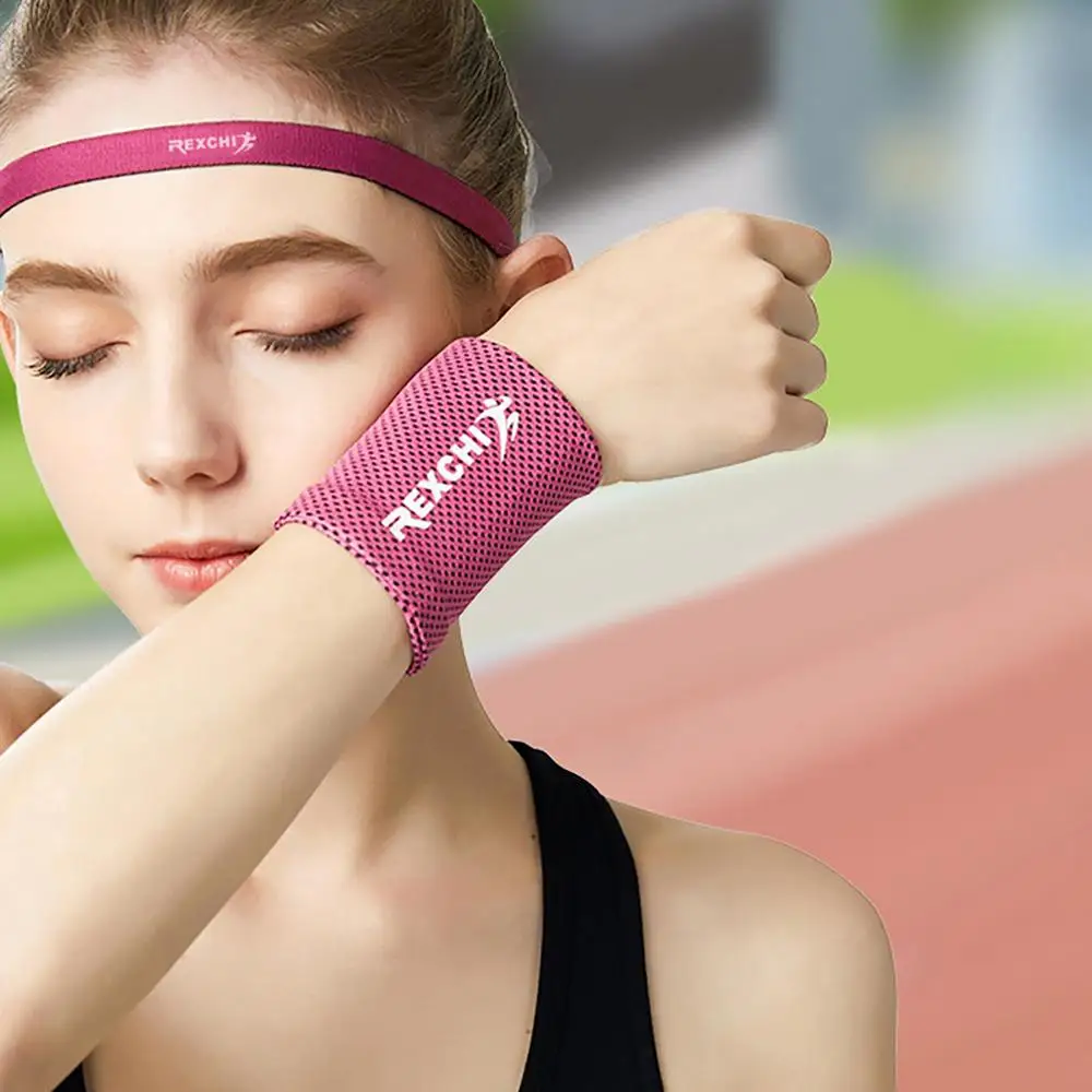 Unisex Wristband Cotton Sweat Band Fitness Basketball Sports Tennis Volleyball Outdoor Quick Drying Tool | Спорт и развлечения