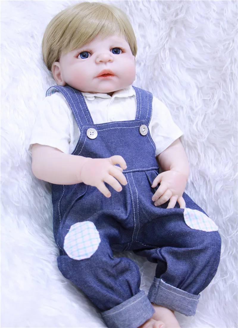 Кукла реборн ручной работы Реалистичная кукла для мальчиков младенец девочек 55