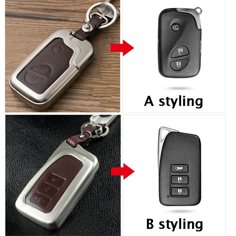 Цинковый сплав+ кожа автомобильный Стайлинг ключ чехол для Lexus RX IS ES NX GS GX LX 300 330 350 200 250 270 470 460 570 400 450H CT200H