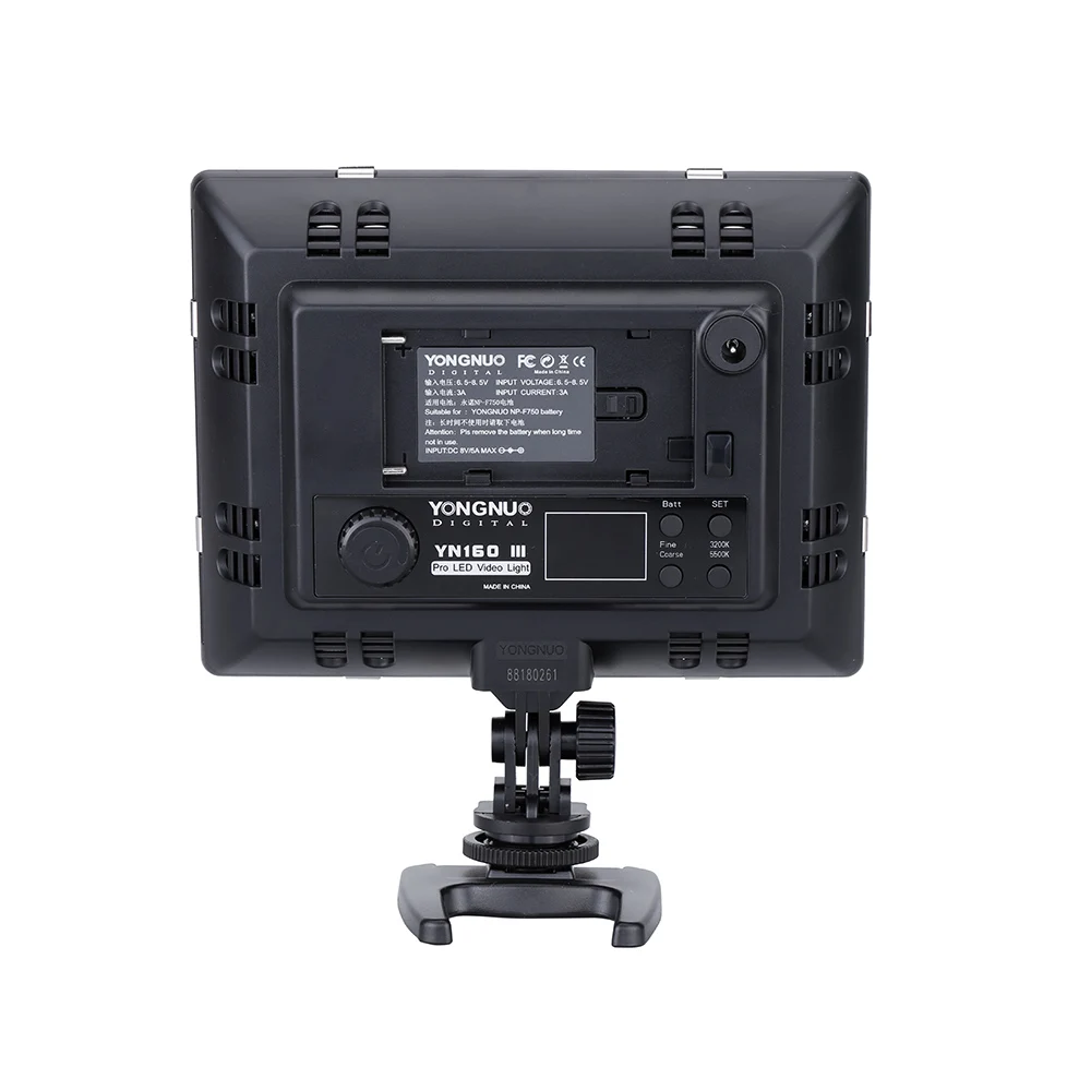 Yongnuo Pro YN-160 III 192 светодиодный свет для студийной видеосъемки светильник для фотографии Регулируемый цвет для Canon Nikon sony Pentax DSLR камеры