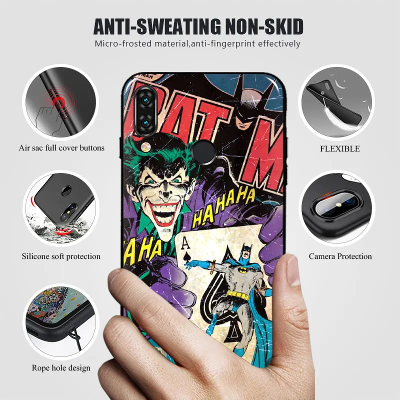 For xiaomi redmi note 7 Case Silicon Soft TPU Back Cover for 7A 6 pro 6pro note7 Cartoon Iron Man Shell case |
