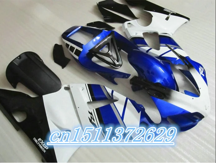 

Dor-ABS blue black white YZFR1 98-99 YZF R1 1998-1999 98 99 YZF-R1 1998 1999 ABS full motorcycle fairing kit D