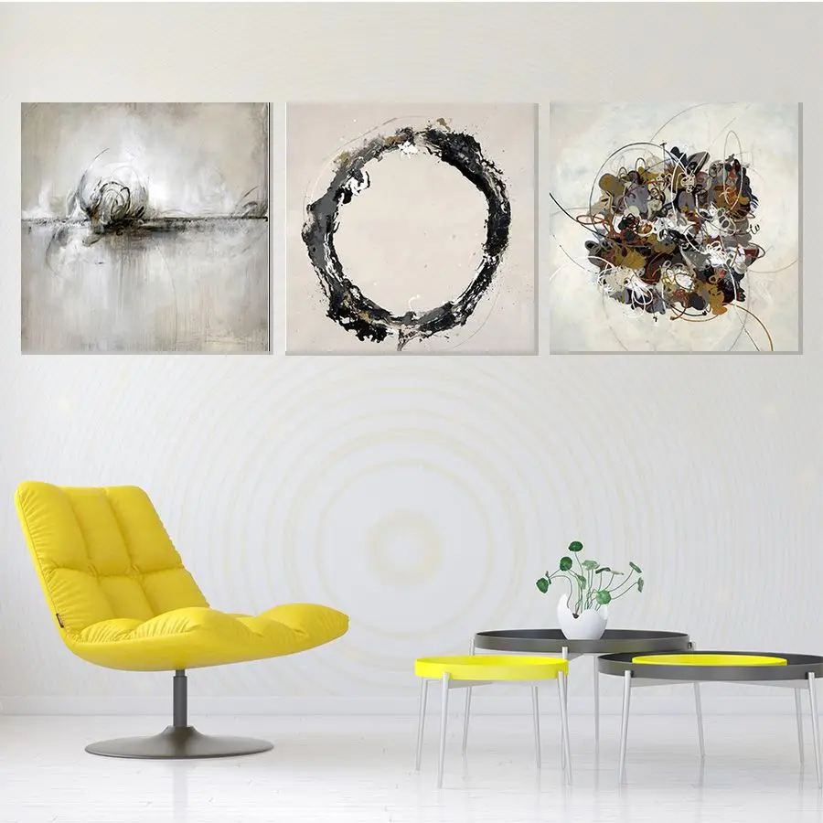 Ink Small Lake And freehand HD Print Canvas Paintings Wall Artwork Prints Picture Home Decor for Living Room | Дом и сад