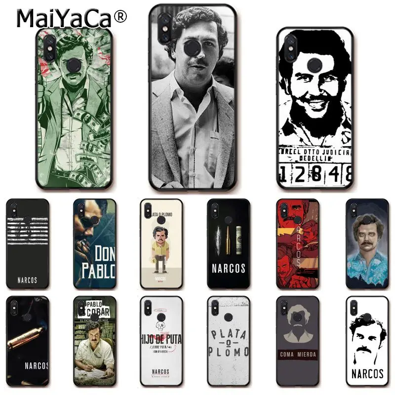 MaiYaCa нарко ТВ серии Pablo escobar чехол для телефона с рисунком для Xiaomi Redmi8 4X 6A S2 7A 5A Redmi 5 5Plus Note5 7 Note8pro