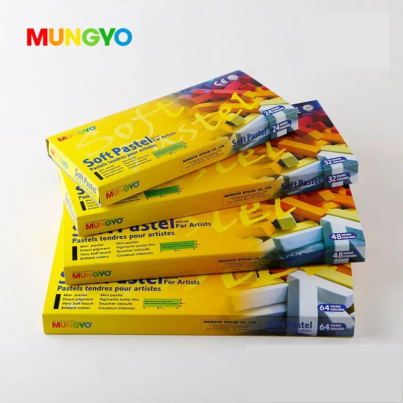 Mungyo MPS 24/32/48/64 цвета мягких пастельных тонах серии Сделай Сам DIY бигуди для волос крашеная make up искусство рисования краски