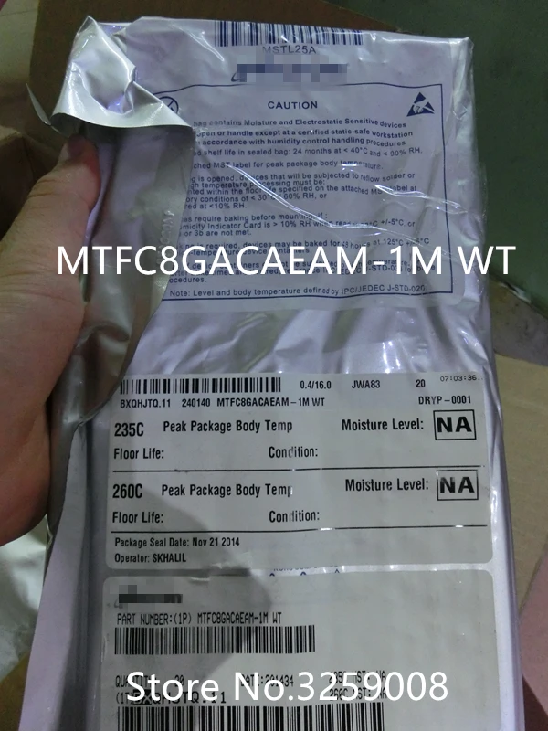 

JWA83 MTFC8GACAEAM-1M WT 100% new imported original 1piece