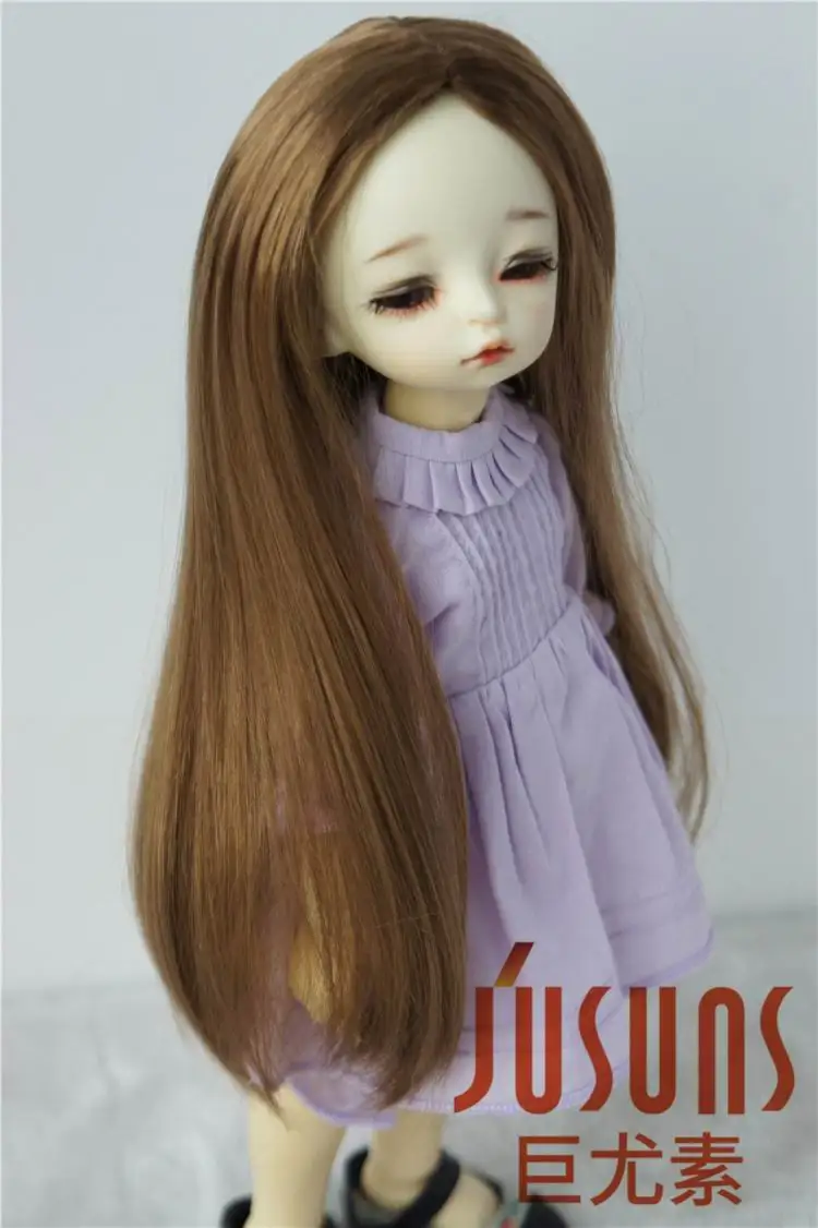 JD016 YOSD 1/6 BJD кукольные парики, модные длинные кудрявые парики, размер 6-7 дюймов, синтетический мохер, кукольные парики