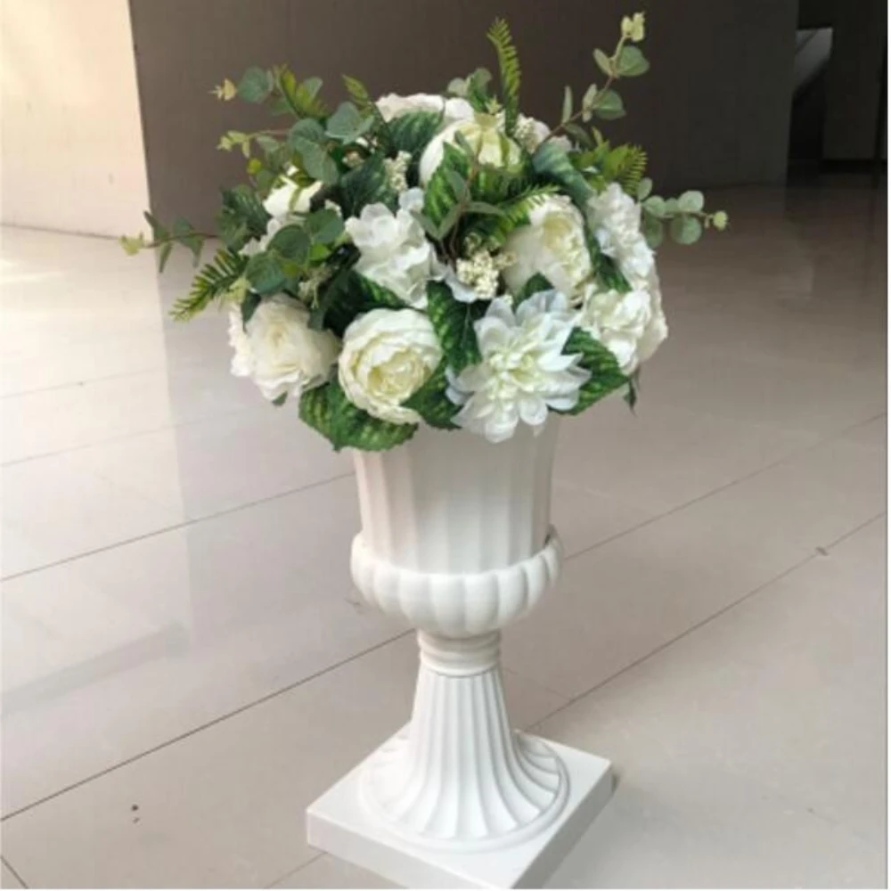 

New Style Rose Artificial Flower Chinese herbaceous peony Wedding Road Lead Wedding Centerpiece Home Decoration 12 Colors