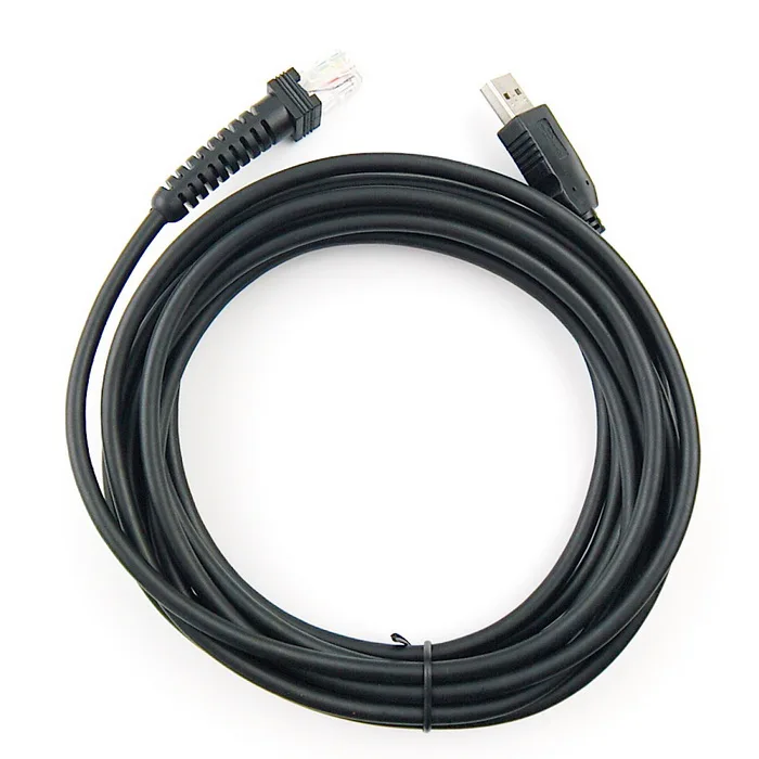 2 шт./лот сканер штрих кода PS/2 to USB кабель 5 м (17 футов) для aox AS8120 AS8250 AS8312 интерфейс|ps