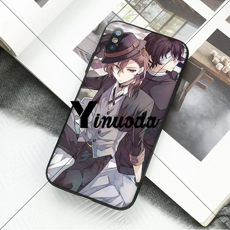 Yinuoda Bungou Stray Dogs Custom Photo Soft Phone Case for iPhone 6S 6plus 7 7plus 8 8Plus X Xs MAX 5 5S XR | Мобильные телефоны и
