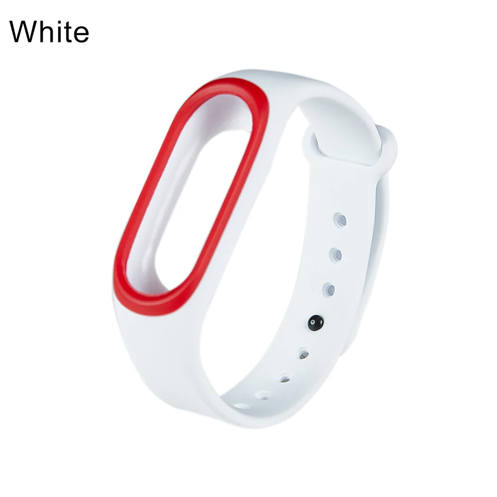 Силиконовый цветной браслет ремешок спортивные часы ремешок для Xiaomi Hey Plus Smartband - Цвет ремешка: Белый