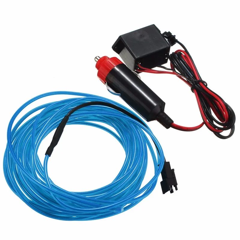 5 м многоцветный гибкий неоновый электропровод трубка светодиодная полоса