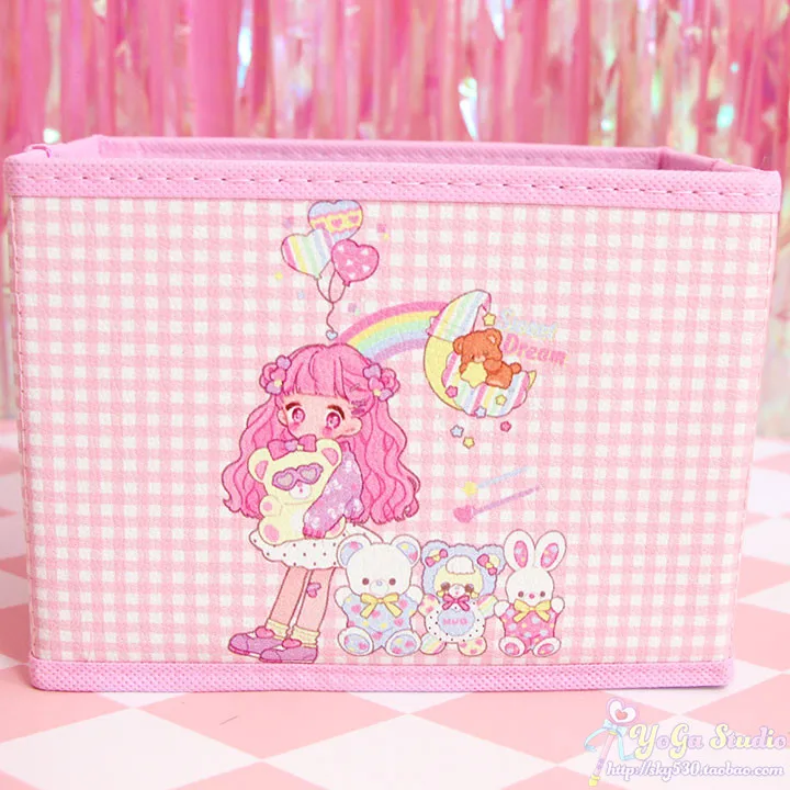 Мультяшная милая My Melody Cardcaptor Sakura Сейлор Мун Косметические Сумки для девушек косметички игрушки складной ящик для хранения сумка органайзер